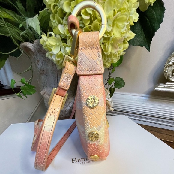 Hammitt Becker Small in Pink Himalayan Snake Leather - Picture 5 of 9